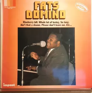 FATS DOMINO-FATS DOMINO (LIVE ALBUM) IMPORT REISSUE IMPACT 6886 406 NM/VG+ - Picture 1 of 4