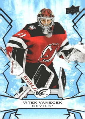 2022-23 Upper Deck Ice #38 Vitek Vanecek New Jersey Devils - Image 1 of 2