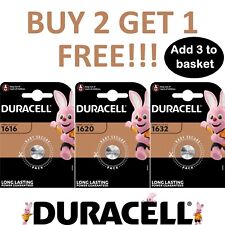 DURACELL® DL/CR 1616 1620 1632 Lithium Coin Cell Battery 3V Batteries Car Keyfob