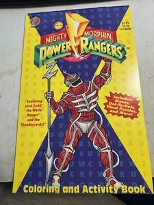 1995 Mighty Morphin Power Rangers Coloring Activity & Puzzle Book - Bild 1 von 6