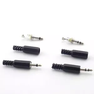 10X 3,5 mm 2 polos conector de audio conector macho mono estéreo soldadura hágalo usted mismo - Imagen 1 de 7
