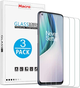 [3-Pack] Tempered Glass Screen Protector for OnePlus Nord N10 5G / Nord N100 - Picture 1 of 7