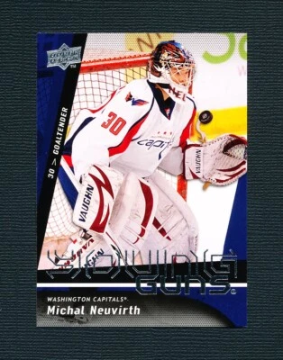 2010 UD YOUNG GUNS HOCKEY 235 MICHAL NEUVIRTH RC capitals rookie GOALIE - Image 1 of 2