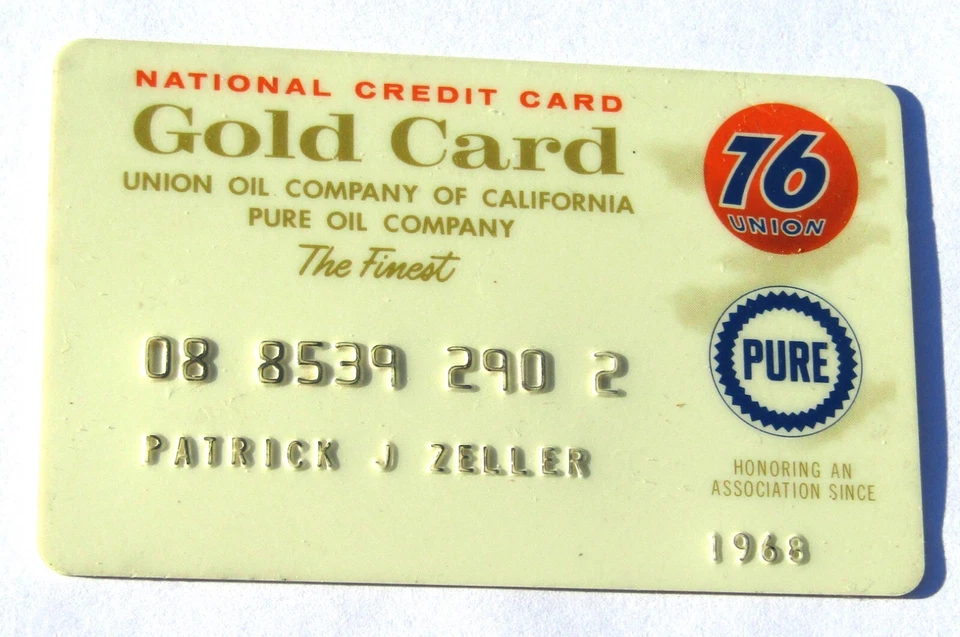 1968 National Credit Card Union Oil Company Of California PURE Oil Flying A FINA - Image 1 of 2