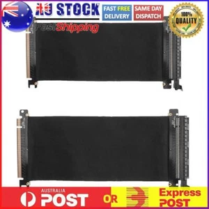 PCIe 3.0 16X Extension Cable Cord 180 Degree PCI Express 16X Flexible Riser Card - Photo 1/16