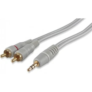 CAVO AUDIO JACK 3.5mm PROLUNGA STEREO ADATTATORE AUTO RADIO 2 RCA MASCHIO 3MT - Foto 1 di 1