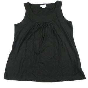 JOSEPHINE CHAUS black sleeveless scoop neck top Size M - Picture 1 of 3
