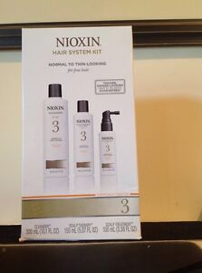 NIOXIN HAIR SYSTEM KIT 3 NORMAL TO THIN LOOKING For Fine Hair 