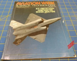 Aviation Week & Space Technology Sep 17 1990 YF-23 Black Widow II Cover ATF F-22 - Picture 1 of 7