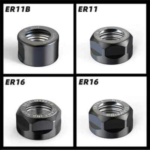 ER11 ER16 ER20 ER25 ER32 Nuts Clamping ER Collet Nuts CNC Mill Engraving Machine - Picture 1 of 12
