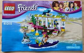 LEGO Friends 41315 Heartlake Surf Shop 100% Complete in Mint Condition!
