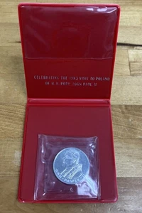 1982 Polen Silber 100 Zlotych Papst Johannes Paul II in OGP - Bild 1 von 7