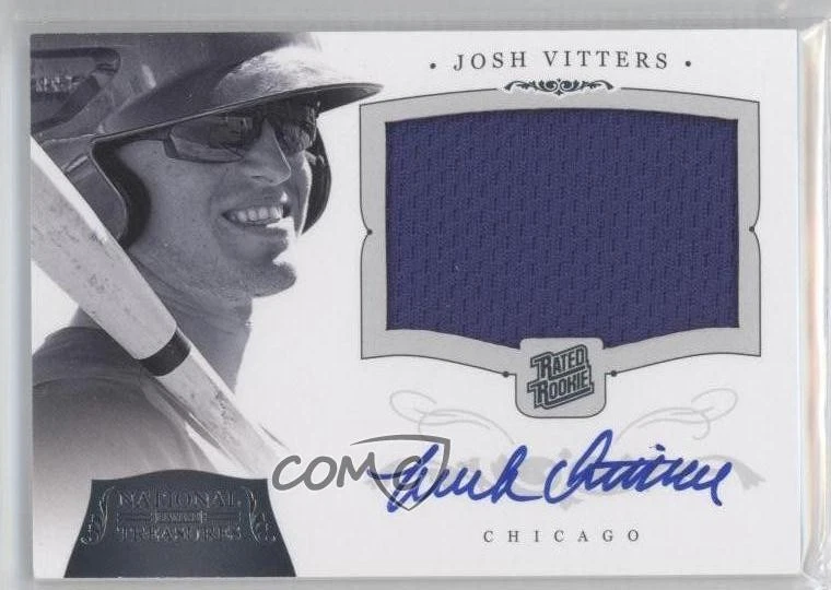 2012 Panini National Treasures /99 Josh Vitters #187 Rookie Auto RC - Image 1 of 2