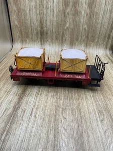Vintage LGB #42140 Weihnachtstransportwagen mit Goldkartons - Bild 1 von 5