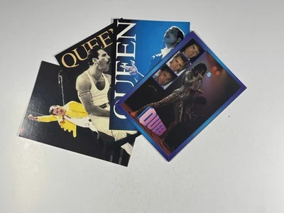 Queen Freddie Mercury Postcard Photos X4 Original unused Promo Circa 1990s - Image 1 of 4