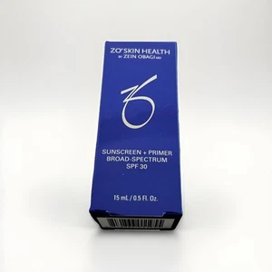 ZO Skin Health Sunscreen + Primer Broad Spectrum SPF 30 .5oz/15ml Exp 08/23 NIB! - Picture 1 of 3