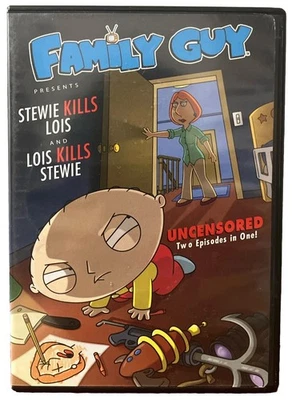 Family Guy DVD: Stewie Kills Lois / Lois Kills Stewie 2007 F.Y.E Uncensored Mint - Image 1 of 4