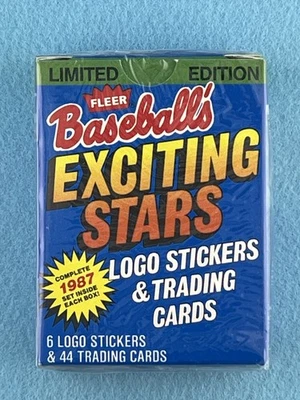 1987 FLEER LIMITED EDITION BASEBALL'S EXCITING STARS FACTORY SEALED SET  - Image 1 of 3