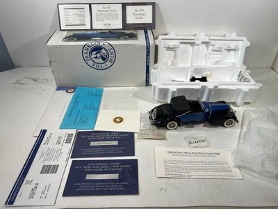 Franklin Mint 1:24 1933 Duesenberg J Victoria With Paperwork and Box - Image 1 of 4