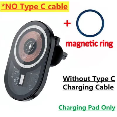 Caricatore Wireless Magnetico Supporto per Presa D'Aria per Auto Supporto per Te - Immagine 1 di 4