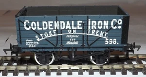 BACHMANN 37-075A 7 PLANK END DOOR WAGON 'GOLDENDALE IRON CO' - Picture 1 of 3
