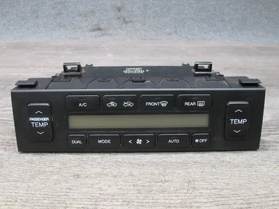 95-97 TOYOTA CELSIOR UCF20 RHD A/C HEATER CLIMATE CONTROL SWITCH PANEL OEM - Image 1 of 4