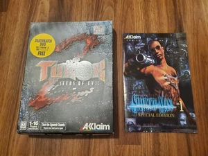 Turok 2 Seeds Of Evil PC Big Box & Shadow Man Comic Only - Picture 1 of 7