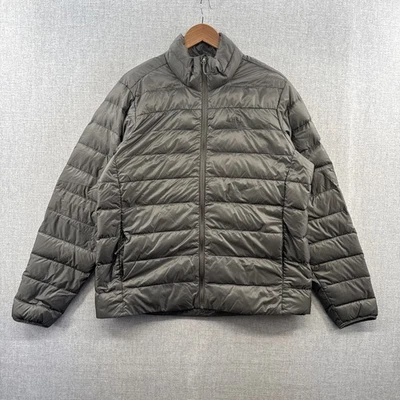 REI 650 Down Puffer Jacket Mens Large Gray Full Zip Lightweight Pockets Adult* - Image 1 of 4