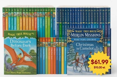 Magic Tree House and Magic Tree House Merlin Missions Combined Package Deal - Image 1 of 4