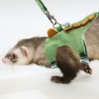  Decorative Ferret Harness Pet Leash Walking Guinea Pig Kit Vest Style
