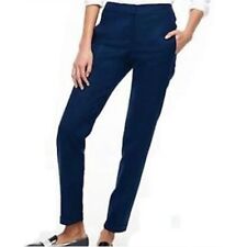BODEN Women Navy Classic Straight Career Trousers Pants Size 12