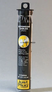 WOODLAND SCENICS EXTENSION CABLES FOR JUST PLUG LIGHTING SYSTEM wire end WDS5761 - Picture 1 of 1