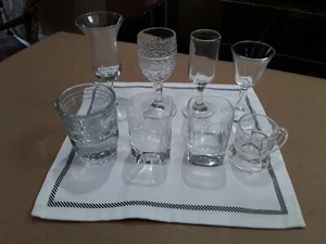 Shot Glasses Assorted Liqueur Whiskey Tequila Scotch Gin Mixed Drinks Shooters - Foto 1 di 5
