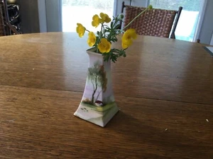 Vintage Hand Painted Nippon Bud Vase - Picture 1 of 8