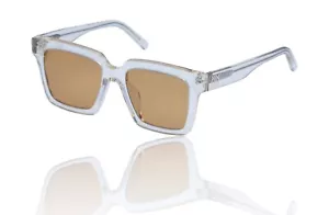 Oroton Oaks B Sunglasses | Square, Clear Frames, Plant-Based Acetat, Hand Made - Picture 1 of 4