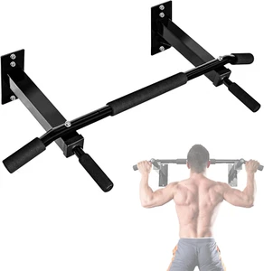 Pull up Bar Wall Mounted - Multifunctional Wall Mounted Pull up Bar for Home Gym - Picture 1 of 6