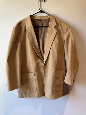 Abrigo Blazer Deportivo Levi’s Pana Color Camel Ropa Deportiva 44r De Colección Foto 1 de 4