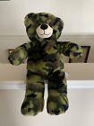 Build A Bear Camouflage 18 Teddy Bear Plush Stuffed Animal Military Camo Green