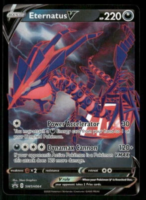 SWSH: Sword & Shield Promo Cards #SWSH064 Eternatus V - Image 1 of 2