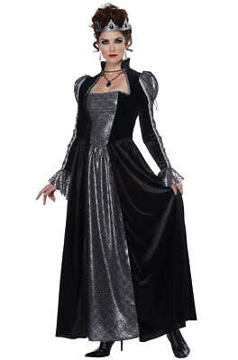Brand New Dark Majesty Medieval Renaissance Queen Adult Costume - Image 1 of 2
