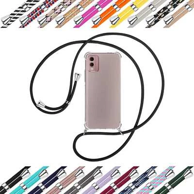 Collana (A) per Nokia C32 4G (6.5'') Cover protettiva Custodia con catena - Immagine 1 di 4