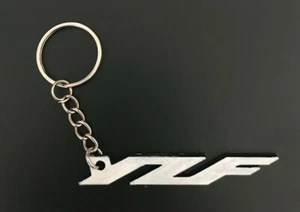 Portachiavi Yamaha R1 R6 TMAX YZF X-CITY FZ1 FAZER ( NERO logo BIANCO ) - Foto 1 di 1