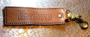 Auflösung, Schlüsselanhänger Sammlung Rarität Marlboro Leder Anhänger - Bild 1 von 1