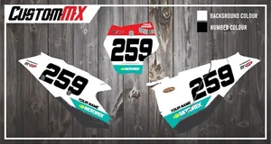 CustomMX: Number board graphics to fit Gas Gas MC MCF EC all models - Picture 1 of 2