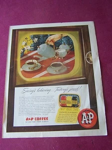 Vintage A&P COFFEE - "Seeing's believing - Tasting's Proof!"," LH-Journal", Mag adv. - Bild 1 von 1