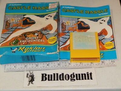 Castle Hassle Commodore 64 Complete w/ Cartridge Box & Instructions Heavy Wear  - Image 1 of 4