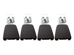 2850-SB Mopar A,B,C,E-Body Seatbelt Shoulder Belt Clips (Black) - Picture 1 of 1