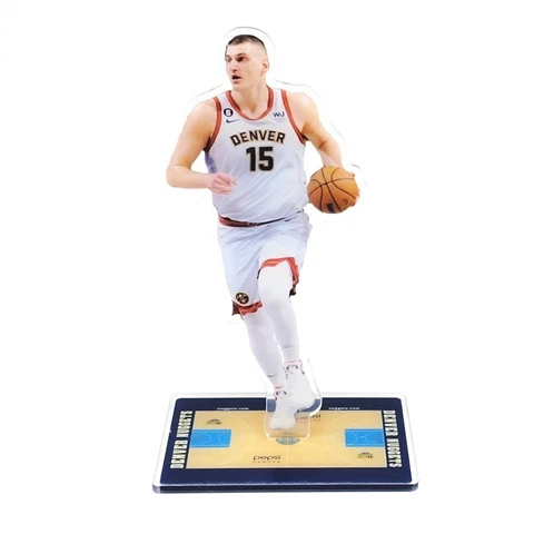Nikola Jokic Figure - #15 of Denver Nuggets Handles the Ball Figurine Ornament Cover
