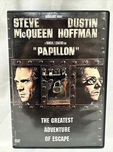 Papillon - DVD - Dustin Hoffman Steve McQueen Prison Escape Movie - Scratch Free - Imagen 1 de 3