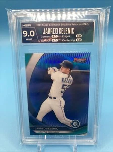 2020 Jarred Kelenic Bowman’s Best Blue Refractor /150 HGA 9 Mariners 118/150 - Picture 1 of 5